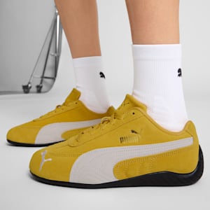 Tenis Speedcat Piping para mujer, Archive Gold-PUMA White, extralarge