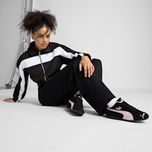 Zapatillas Speedcat OG para mujer, PUMA Black-Mauve Mist, extralarge