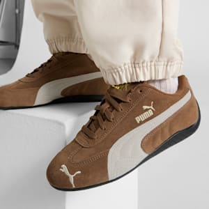 Tenis Speedcat Piping para mujer, Haute Coffee-Frosted Ivory, extralarge