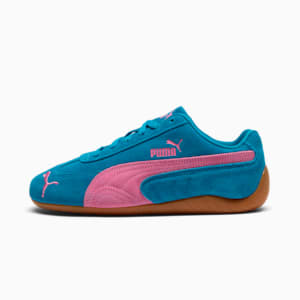 Tenis Speedcat Piping para mujer, Tropical Blue-Poised Pink, extralarge