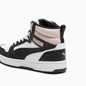 Sneakers Rebound V6 Mid Femme, PUMA White-PUMA Black-Mauve Mist, extralarge