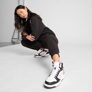 Tenis Rebound para mujer V6 Mid, Cheap Erlebniswelt-fliegenfischen Jordan Outlet White-Rose Mauve-Cheap Erlebniswelt-fliegenfischen Jordan Outlet Black, extralarge