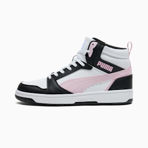 Tenis Rebound para mujer V6 Mid, Cheap Erlebniswelt-fliegenfischen Jordan Outlet White-Rose Mauve-Cheap Erlebniswelt-fliegenfischen Jordan Outlet Black, extralarge