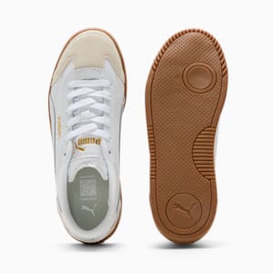 Sneakers PUMA Club 5v5 Suede Femme, Alpine Snow-PUMA White-PUMA Gold, extralarge