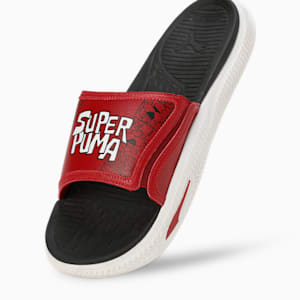 Softride Pro 24 Super Men's Slides, Intense Red-Warm White-PUMA Black, extralarge-IND