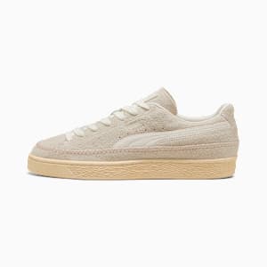 Suede Moccasin Sneakers Unisex, Frosted Ivory-Warm White, extralarge