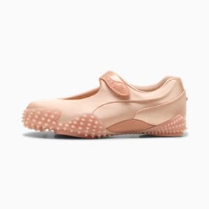 ウィメンズ モストロ フェイ サテン スニーカー, Jasmine Pink-PUMA White, extralarge-JPN