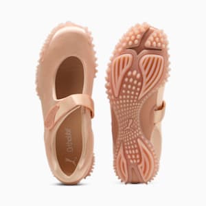 ウィメンズ モストロ フェイ サテン スニーカー, Jasmine Pink-PUMA White, extralarge-JPN