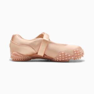 ウィメンズ モストロ フェイ サテン スニーカー, Jasmine Pink-PUMA White, extralarge-JPN