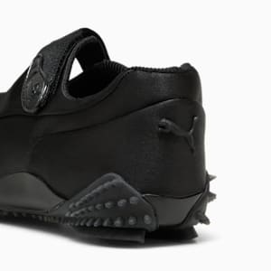ウィメンズ モストロ フェイ サテン スニーカー, PUMA Black-Cool Dark Gray, extralarge-JPN