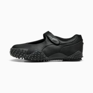 ウィメンズ モストロ フェイ サテン スニーカー, PUMA Black-Cool Dark Gray, extralarge-JPN