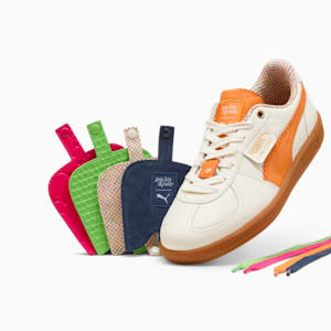 Tenis PUMA x SQUID GAME Palermo Unisex, Warm White-Pumpkin Pie, extralarge