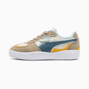 Tenis Palmero Lamoda NYC Long Run para mujer, Oak Branch-Gray Skies-Tangerine, extralarge