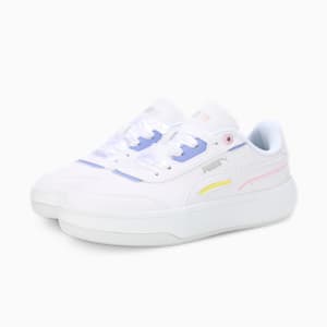 Tori Pixie Res Women's Sneakers, PUMA White-Lavendar Pop-Pale Lemon-PRISM PINK, extralarge-IND