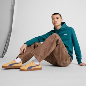 Indoor Soft Sneakers, Almost Apricot-Blue Crystal, extralarge