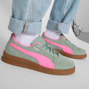 Indoor Soft Sneakers, Green Moon-Sun Struck, extralarge