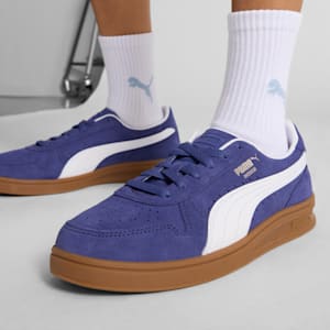 Indoor Soft Sneakers, Blue Crystal-PUMA White, extralarge