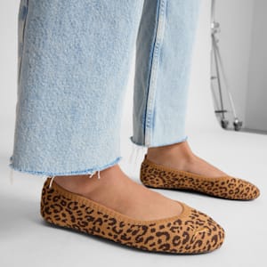 Ballerines Ilana Leopard Femme, Caramel Latte-Alpine Snow, extralarge