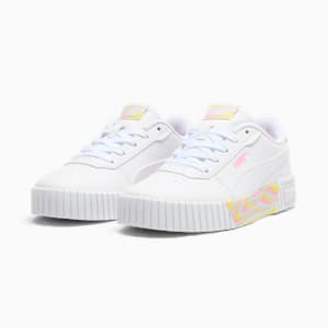 Sneakers Carina 2.0 Endless Summer Enfant, PUMA White-Pink Lilac-Lemon Meringue, extralarge