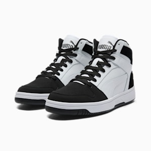 Rebound LayUp SL INK Men's Sneakers, PUMA White-PUMA Black, extralarge