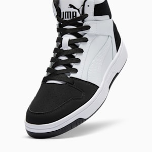 Rebound LayUp SL INK Men's Sneakers, PUMA White-PUMA Black, extralarge