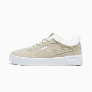 Carina 2.0 Teddy Suede Sneakers Mujer, Desert Dust-Desert Dust-PUMA White, extralarge