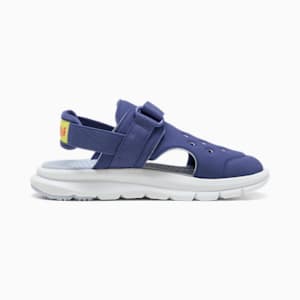 Evolve Poised 2 Race Little Kids' Slides, Blue Crystal-Cool Weather-Lemon Sherbert-Peach Frost, extralarge
