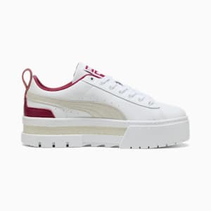 ウィメンズ メイズ リュクス スニーカー, PUMA White-Port, extralarge-JPN