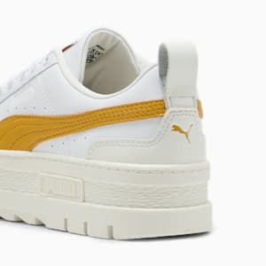 ウィメンズ メイズ リュクス スニーカー, PUMA White-Archive Gold, extralarge-JPN