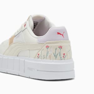 Tenis Cali Court Secret Garden para mujer, Warm White-PUMA White, extralarge