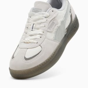 Tenis Palermo Moda Glam Athletics para mujer, Feather Gray-Shadow Gray, extralarge