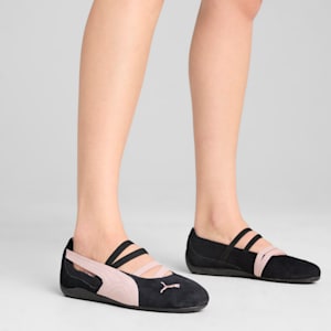 Speedcat Ballet Suede Women's Shoes, PUMA Black-Mauve Mist, extralarge