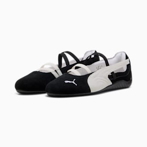 Speedcat Ballet Suede Women's Shoes, PUMA Black-PUMA White-Warm White, extralarge