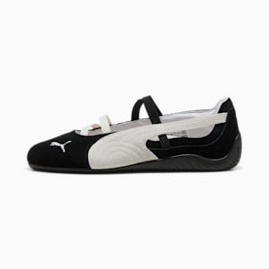 Chaussures en suède Speedcat Ballet Femme, PUMA Black-PUMA White-Warm White, extralarge