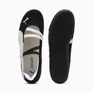 Speedcat Ballet Suede Women's Shoes, PUMA Black-PUMA White-Warm White, extralarge