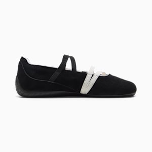 Tenis de gamuza para mujer Speedcat Ballet, PUMA Black-PUMA White-Warm White, extralarge