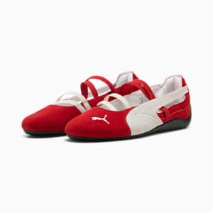 Speedcat Ballet Suede Women's Shoes, For All Time Red-PUMA White-PUMA Black, extralarge