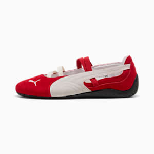 Tenis de gamuza para mujer Speedcat Ballet, For All Time Red-PUMA White-PUMA Black, extralarge