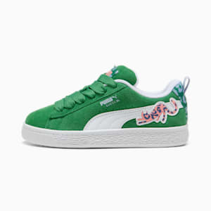 Tenis Suede XL Cats Club para niños, Archive Green-PUMA White, extralarge