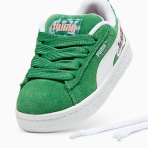 Tenis Suede XL Cats Club para niños, Archive Green-PUMA White, extralarge