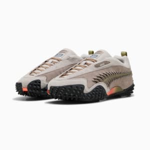 Tenis unisex Puma x ARIES Mostro Craft, Ecru-Mouse Gray, extralarge