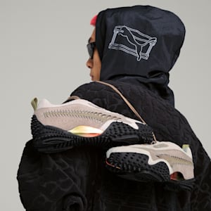 Tenis unisex Puma x ARIES Mostro Craft, Ecru-Mouse Gray, extralarge