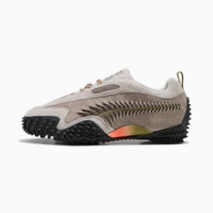 Tenis unisex Puma x ARIES Mostro Craft, Ecru-Mouse Gray, extralarge