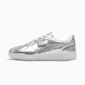 Palermo Chrome Big Kids' Sneakers, PUMA Silver-Feather Gray, extralarge
