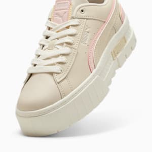 Mayze UT Muted Animal Women's Sneakers, Alpine Snow-Island Pink-Creamy Vanilla, extralarge