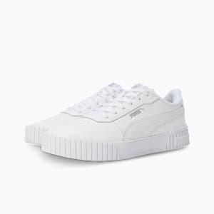 Carina 2.0 Women's Sneakers, PUMA White-PUMA White-PUMA Silver, extralarge-IND