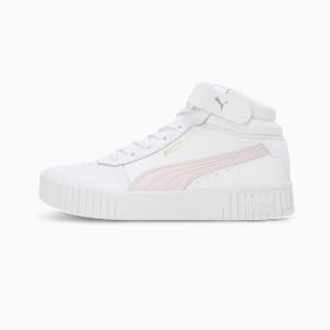 Carina 2.0 Mid Women's Sneakers, PUMA White-Frosty Pink-PUMA Gold, extralarge-IND