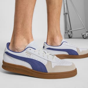 Sneakers PUMA Indoor, PUMA White-Blue Crystal-Gum, extralarge