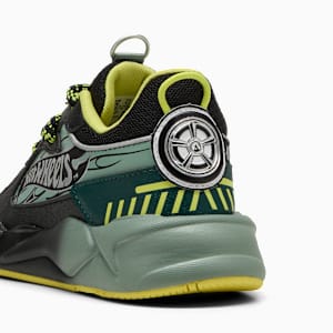 Tenis PUMA x HOT WHEELS™ RS-X para niños, PUMA Black-Green Moon, extralarge