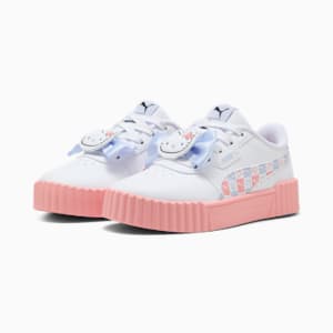 PUMA x HELLO KITTY® AND FRIENDS Carina 3.0 Little Kids' Sneakers, PUMA White-Pink Fruit-Cool Weather, extralarge